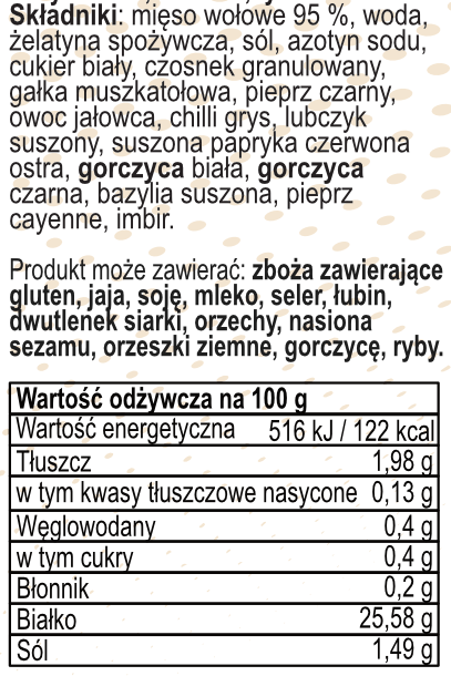 WOŁOWINA CHORIZO - obrazek 2