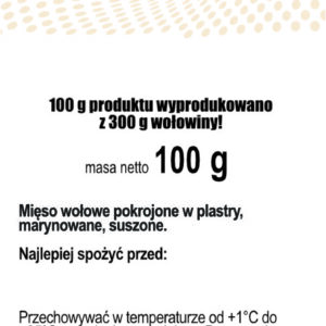 BEEF JERKY - 100 g, Papryka